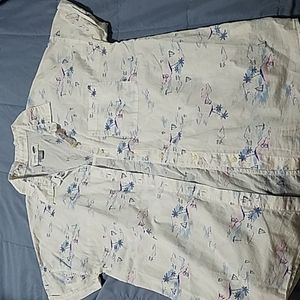 Womens Old Navy Hawaiian Blouse